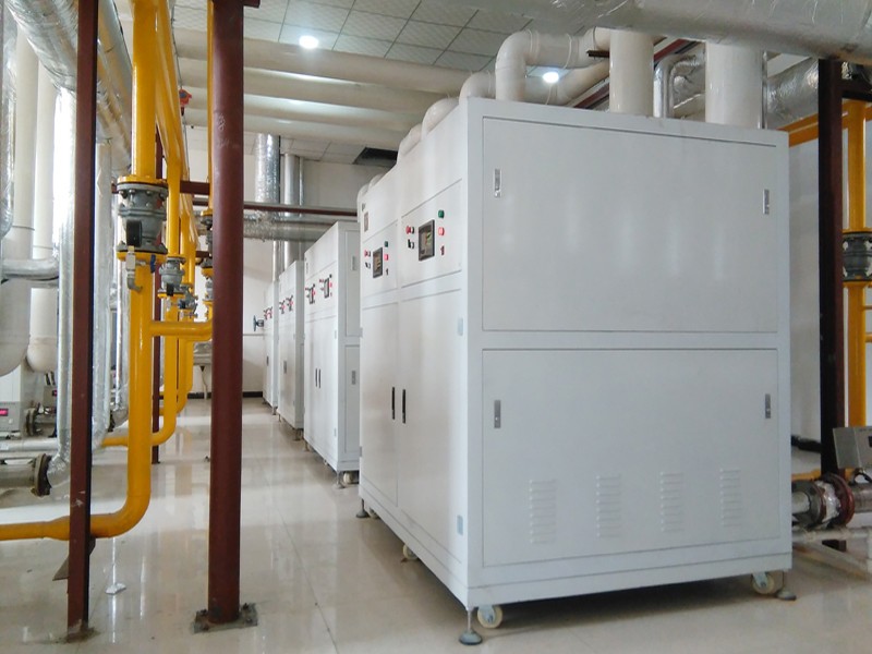 全預(yù)混冷凝低氮模塊鍋爐安裝案例