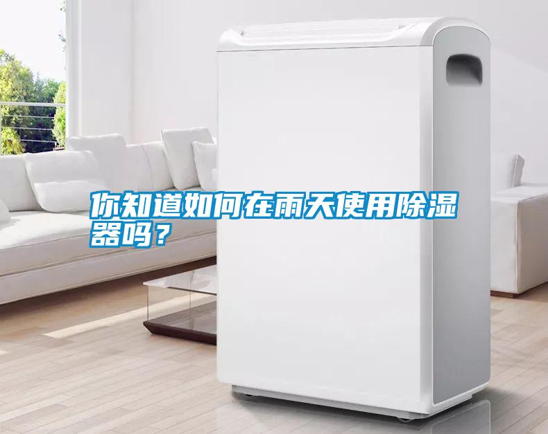 你知道如何在雨天使用除濕器嗎<div   id=