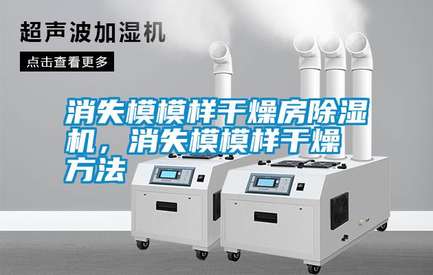 消失模模樣干燥房除濕機<div   id=