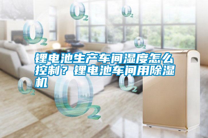 鋰電池生產(chǎn)車間濕度怎么控制<div   id=