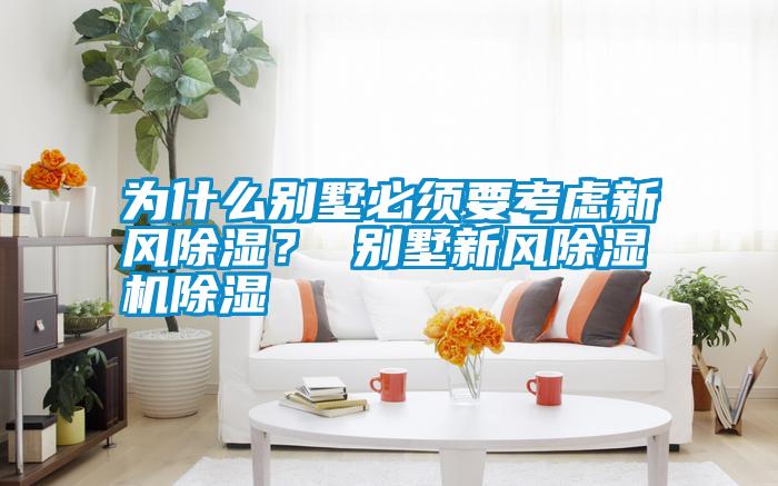 為什么別墅必須要考慮新風(fēng)除濕<div   id=