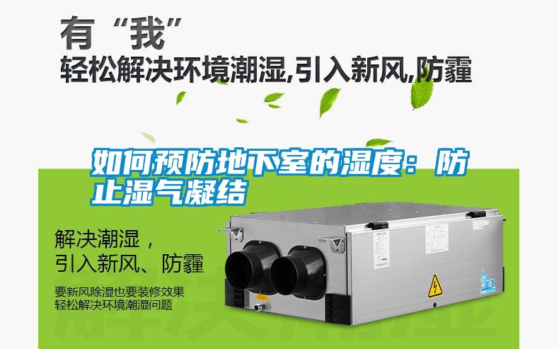 如何預(yù)防地下室的濕度:防止?jié)駳饽Y(jié)