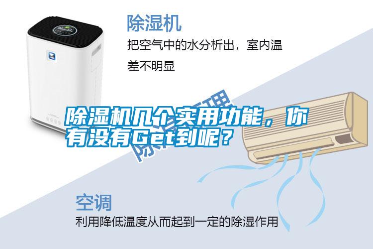 除濕機(jī)幾個(gè)實(shí)用功能，你有沒(méi)有Get到呢<div   id=