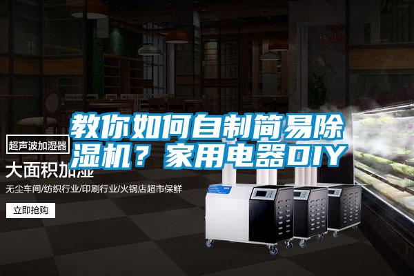 教你如何自制簡易除濕機<div   id=