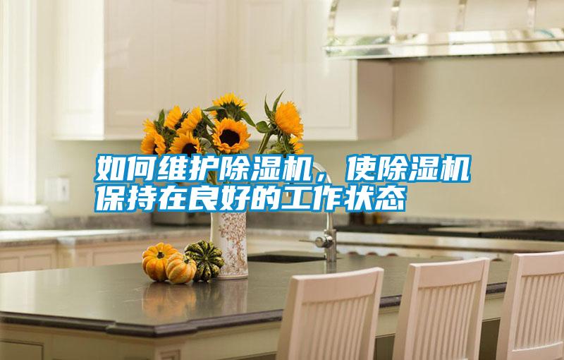 如何維護(hù)除濕機(jī),使除濕機(jī)保持在良好的工作狀態(tài)