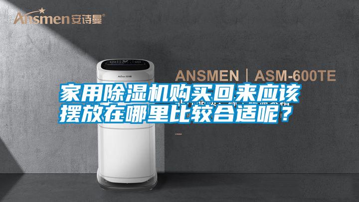 家用除濕機購買回來應該擺放在哪里比較合適呢<div   id=
