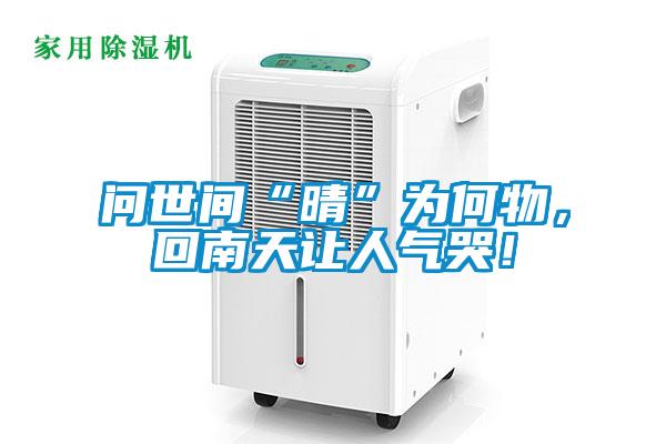 問(wèn)世間“晴”為何物<div   id=