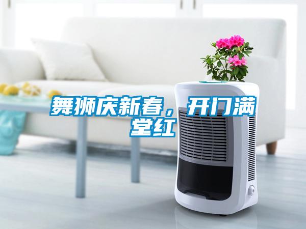 舞獅慶新春<div   id=