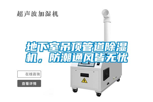 地下室吊頂管道除濕機(jī),防潮通風(fēng)皆無憂