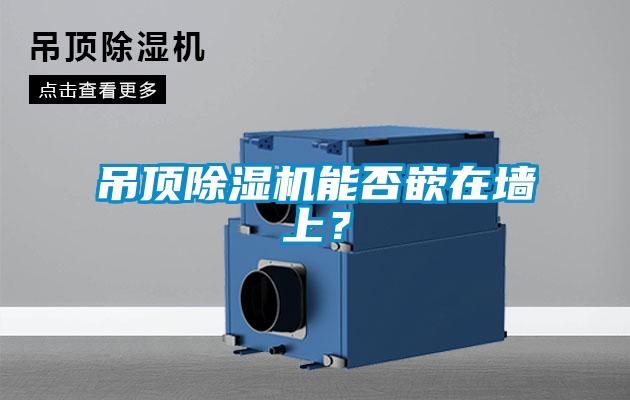 吊頂除濕機能否嵌在墻上<div   id=