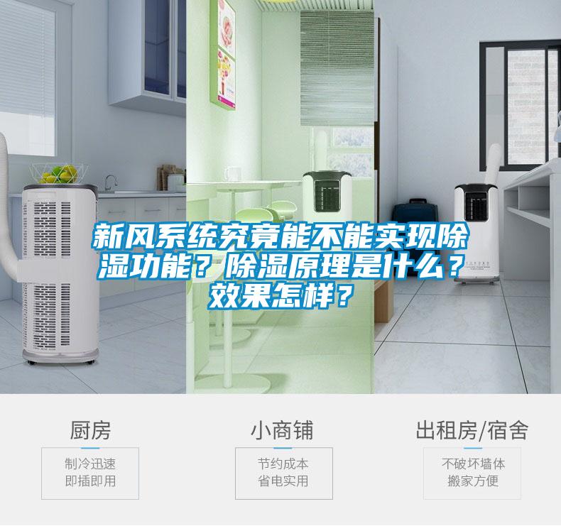 新風(fēng)系統(tǒng)究竟能不能實現(xiàn)除濕功能？除濕原理是什么<div   id=