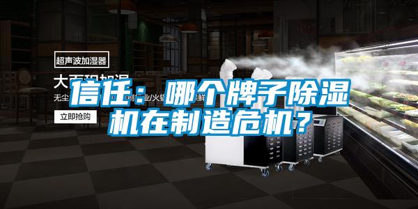 信任：哪個牌子除濕機在制造危機<div   id=