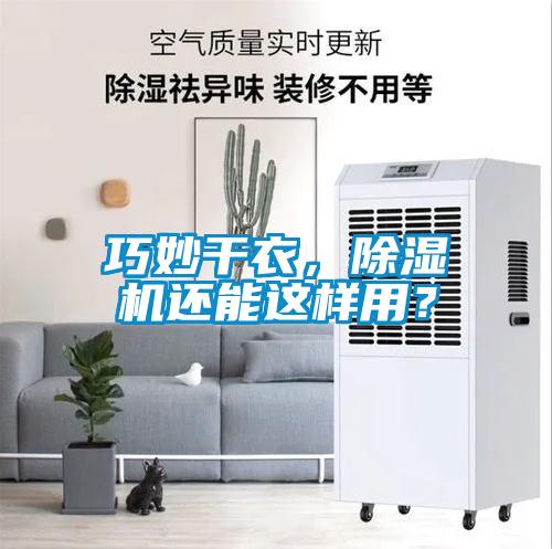 巧妙干衣，除濕機(jī)還能這樣用<div   id=