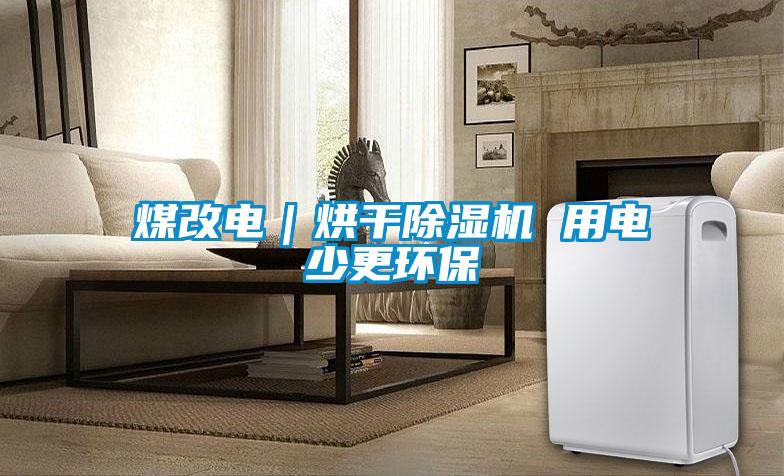 煤改電|烘干除濕機 用電少更環(huán)保