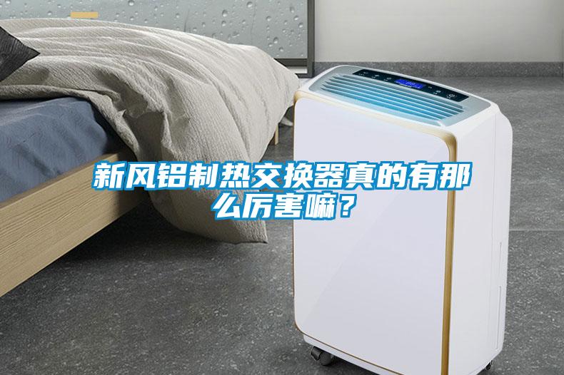 新風(fēng)鋁制熱交換器真的有那么厲害嘛<div   id=
