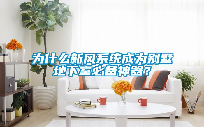 為什么新風(fēng)系統(tǒng)成為別墅地下室必備神器?