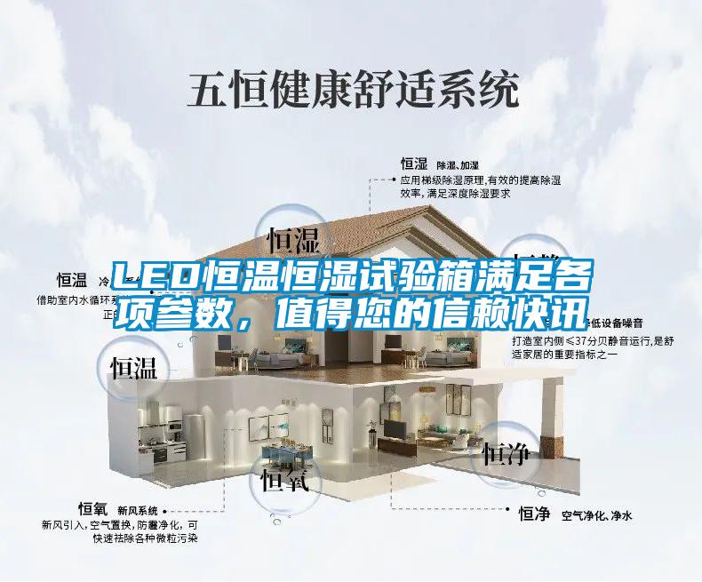 LED恒溫恒濕試驗(yàn)箱滿足各項(xiàng)參數(shù),值得您的信賴快訊