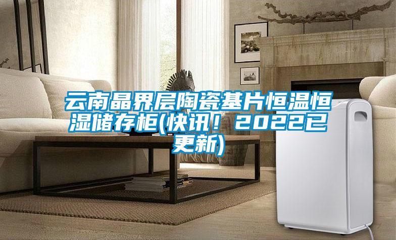 云南晶界層陶瓷基片恒溫恒濕儲(chǔ)存柜(快訊<div   id=