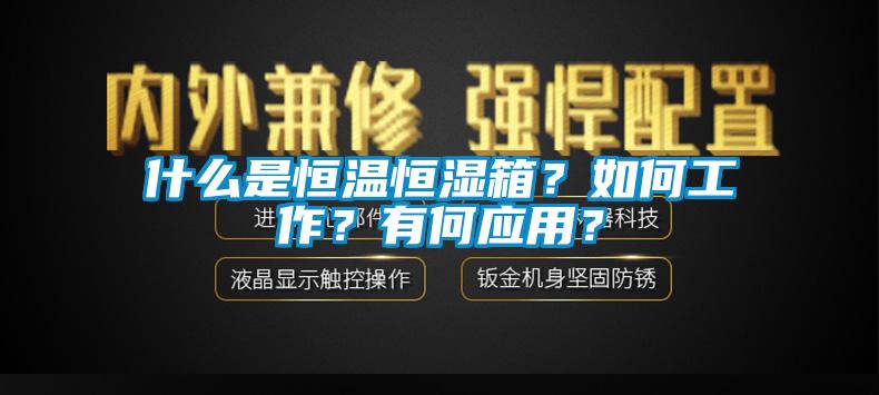 什么是恒溫恒濕箱<div   id=