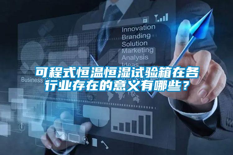可程式恒溫恒濕試驗(yàn)箱在各行業(yè)存在的意義有哪些<div   id=