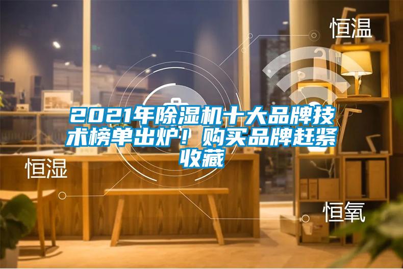2021年除濕機(jī)十大品牌技術(shù)榜單出爐<div   id=