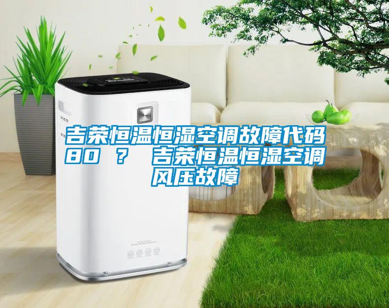 吉榮恒溫恒濕空調(diào)故障代碼80 <div   id=