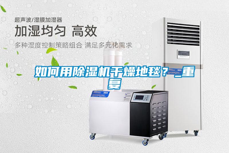 如何用除濕機(jī)干燥地毯<div   id=