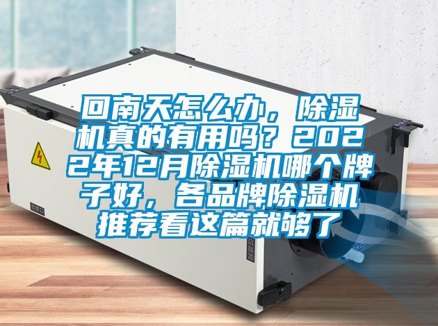 回南天怎么辦，除濕機真的有用嗎<div   id=