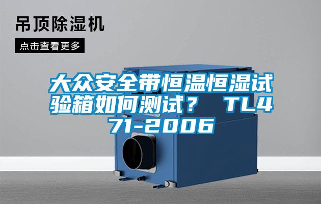 大眾安全帶恒溫恒濕試驗箱如何測試<div   id=