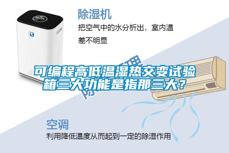 可編程高低溫濕熱交變?cè)囼?yàn)箱三大功能是指那三大<div   id=