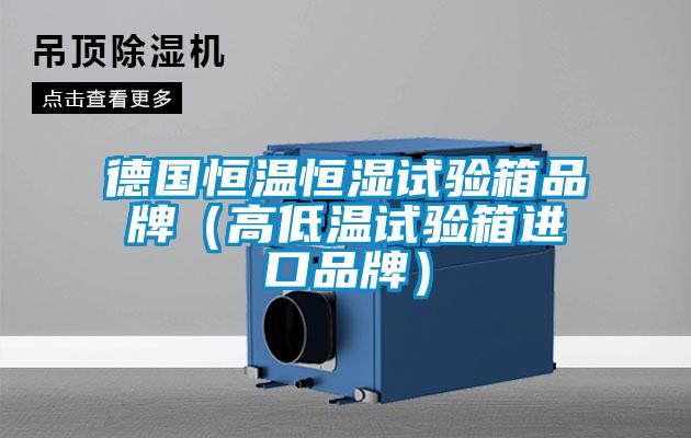 德國恒溫恒濕試驗箱品牌(高低溫試驗箱進口品牌)