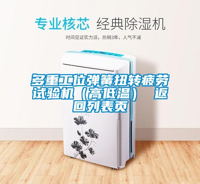 多重工位彈簧扭轉疲勞試驗機(高低溫) 返回列表頁