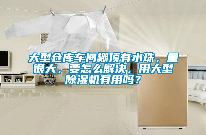 大型倉庫車間棚頂有水珠，量很大<div   id=