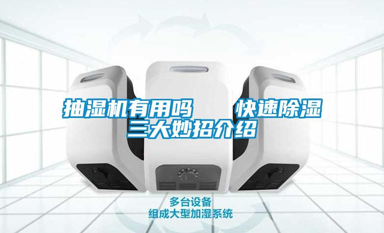抽濕機(jī)有用嗎 快速除濕三大妙招介紹