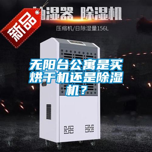 無陽臺公寓是買烘干機還是除濕機<div   id=