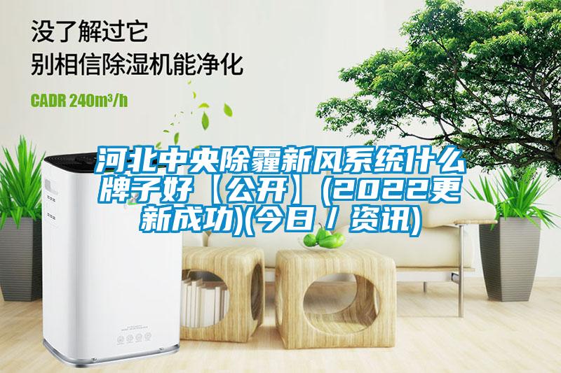 河北中央除霾新風(fēng)系統(tǒng)什么牌子好【公開】(2022更新成功)(今日/資訊)