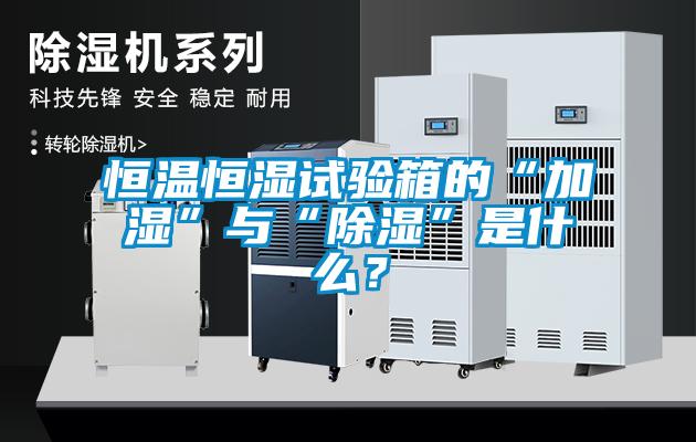 恒溫恒濕試驗箱的“加濕”與“除濕”是什么<div   id=