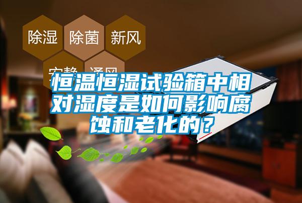 恒溫恒濕試驗(yàn)箱中相對(duì)濕度是如何影響腐蝕和老化的?