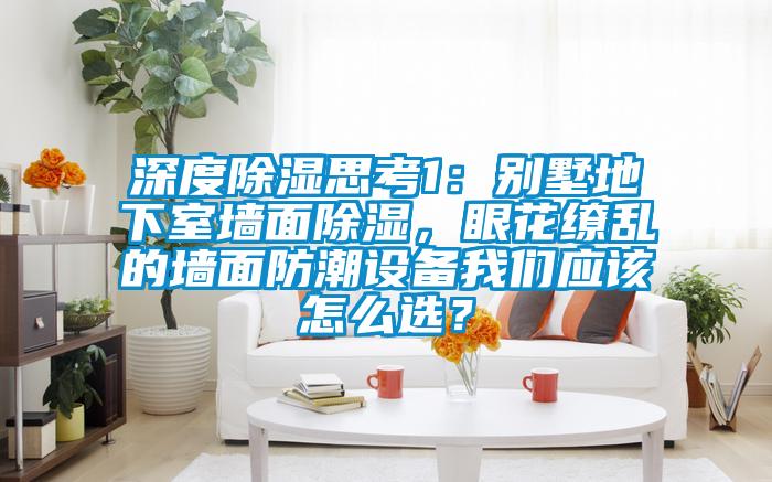 深度除濕思考1：別墅地下室墻面除濕，眼花繚亂的墻面防潮設(shè)備我們應(yīng)該怎么選<div   id=