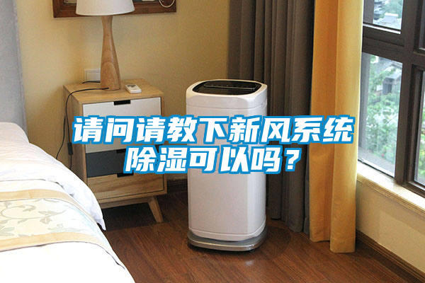 請問請教下新風(fēng)系統(tǒng)除濕可以嗎<div   id=
