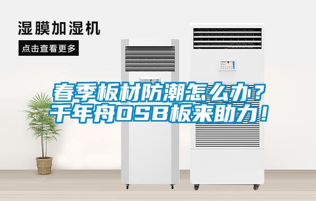 春季板材防潮怎么辦？千年舟OSB板來助力<div   id=