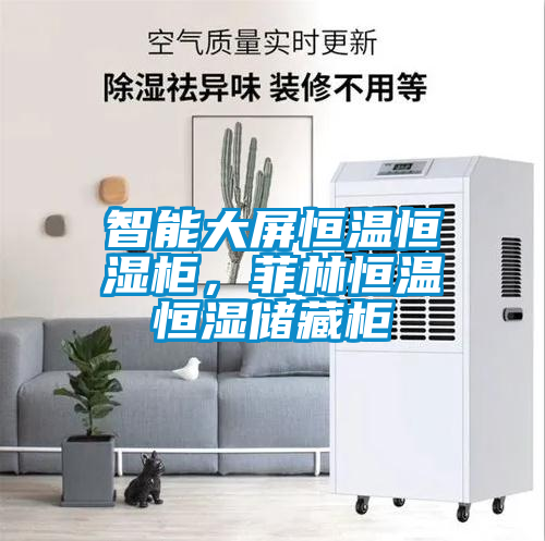 智能大屏恒溫恒濕柜<div   id=