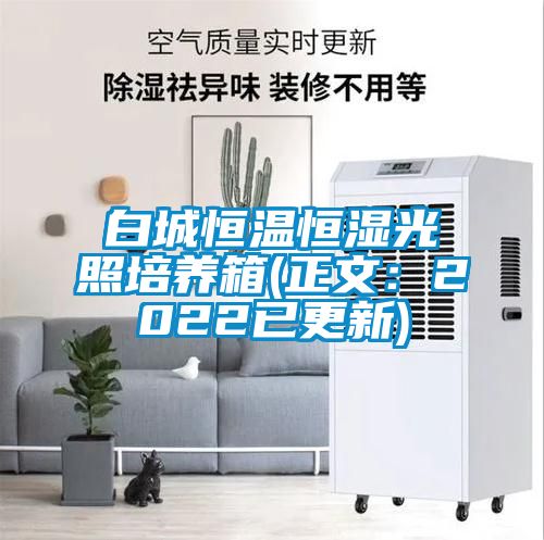 白城恒溫恒濕光照培養(yǎng)箱(正文:2022已更新)