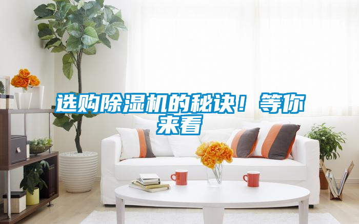 選購除濕機(jī)的秘訣<div   id=