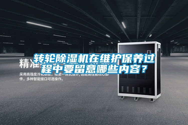 轉(zhuǎn)輪除濕機(jī)在維護(hù)保養(yǎng)過程中要留意哪些內(nèi)容<div   id=