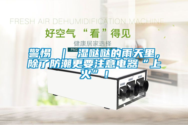 警惕 ｜ 濕噠噠的雨天里，除了防潮更要注意電器“上火”<div   id=
