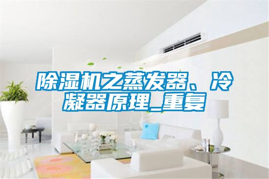 除濕機之蒸發(fā)器<div   id=