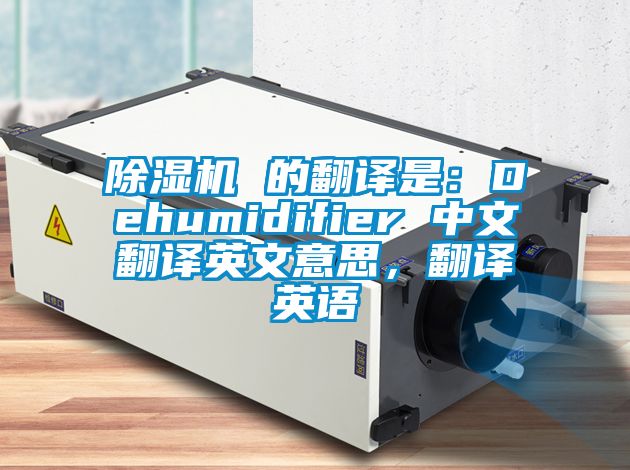 除濕機 的翻譯是：Dehumidifier 中文翻譯英文意思<div   id=