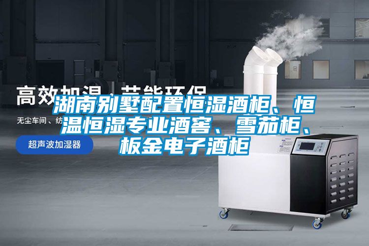 湖南別墅配置恒濕酒柜<div   id=