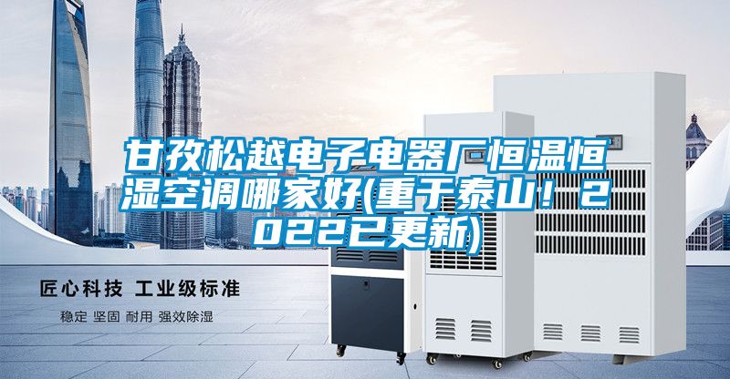 甘孜松越電子電器廠恒溫恒濕空調(diào)哪家好(重于泰山<div   id=